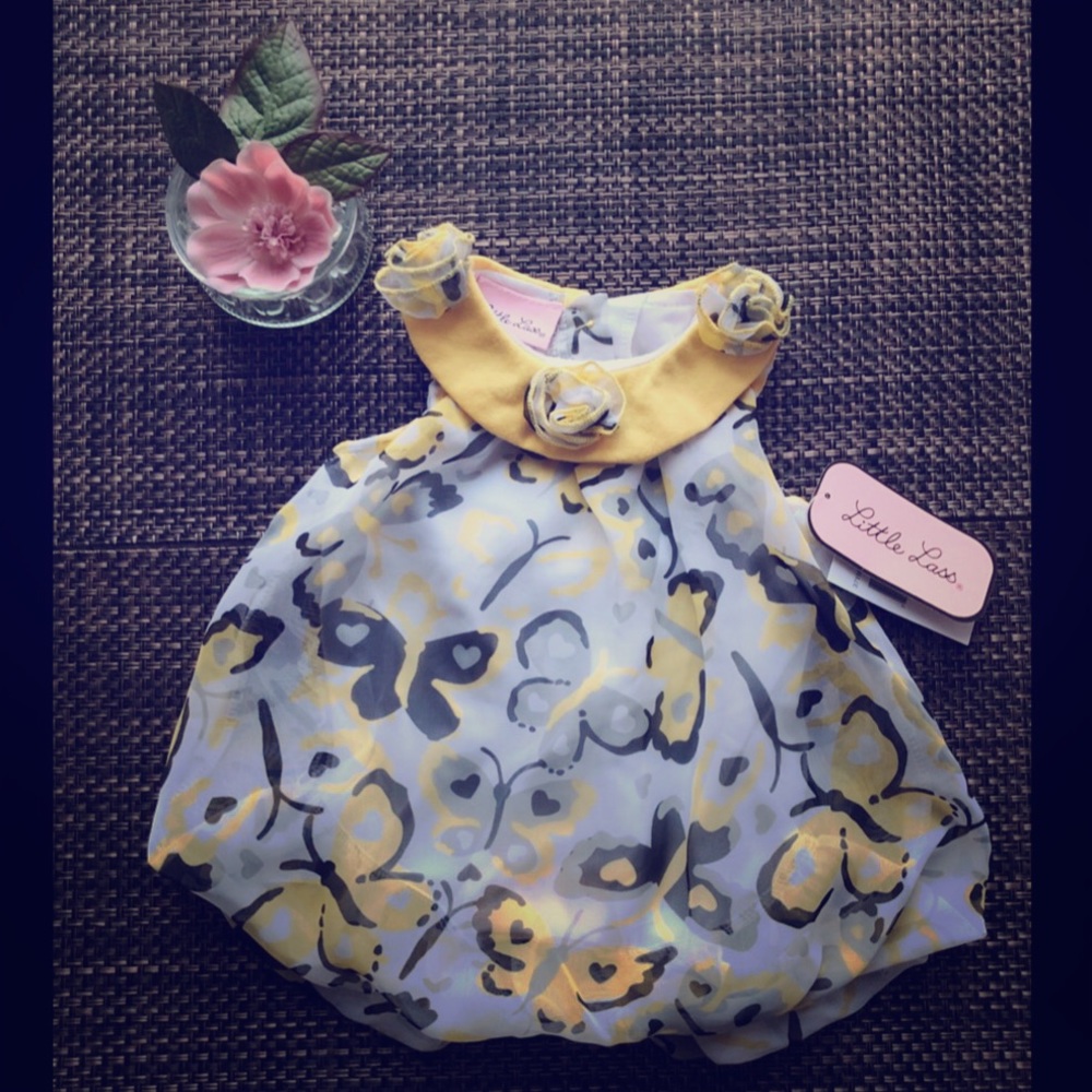 NWT Little Lass romper size 6/9 months